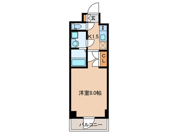 エスリード栄クロスシティの物件間取画像